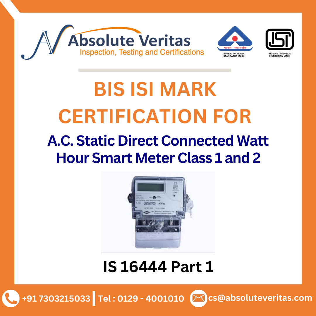 A.C. Static Direct Connected Watt Hour Smart Meter 